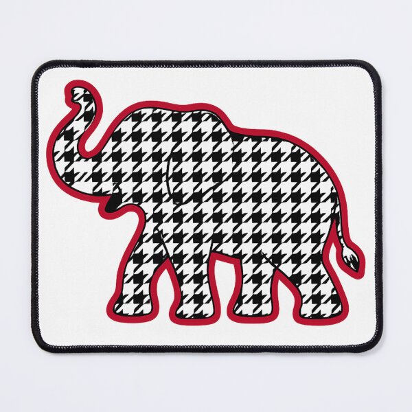 Item preview, Crimson Alabama Elephant Houndstooth Rammer Jammer Design designed and sold by extrisiceye.