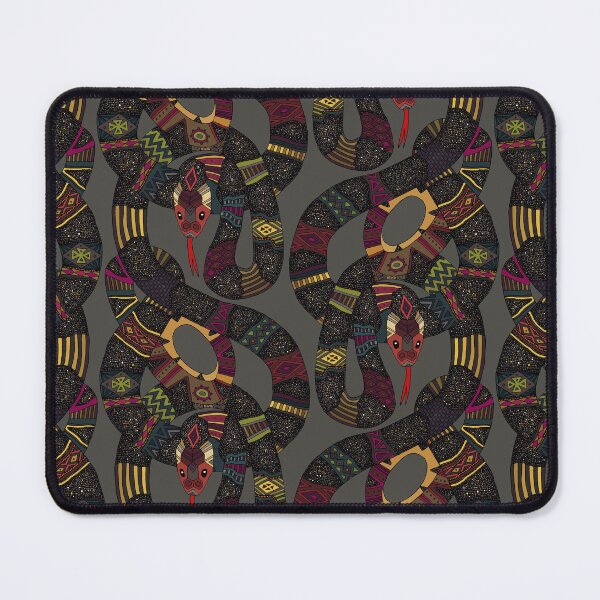 Item preview, geo snakes lead grey designed and sold by scrummy.