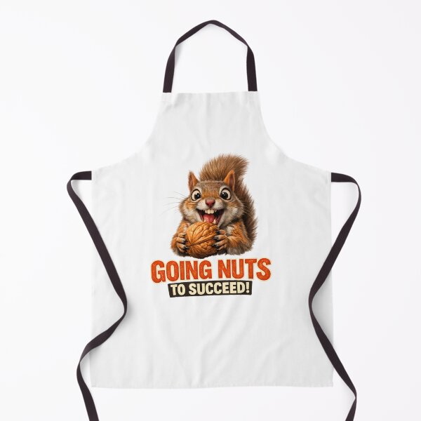 Item preview, Going Nuts To Succeed Funny Squirrel Motivational Shirt designed and sold by MattyManiac.