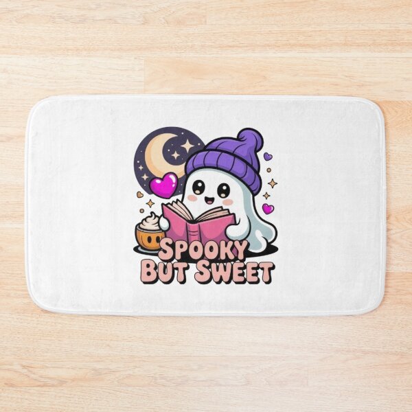 Item preview, Spooky But Sweet Ghost Reading T-Shirt – Cute Kawaii Halloween Book Lover Design for Cozy Autumn Lovers designed and sold by GemBob Creations.