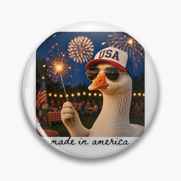 Item preview, USA Made In America Patriotic American Goose Celebration designed and sold by GrumpySableye.