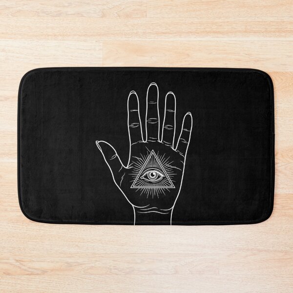 Item preview, All-Seeing Eye of the Hamsa – Mystical Occult Design designed and sold by Fuechse.