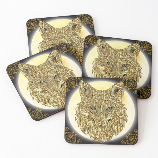 Item preview, Mystic Moon Wolf Spirit Art designed and sold by Phitwhim.