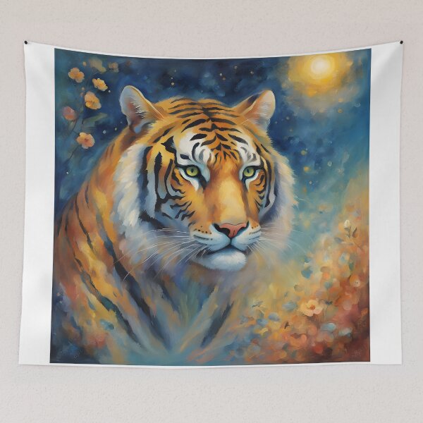 Item preview, Majestic Tiger at Twilight designed and sold by Shelley Loewnau-Jones Studio.