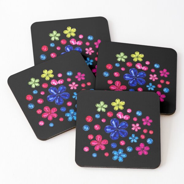 Item preview, Colorful Crystal Flower Pattern designed and sold by Aminesnip.
