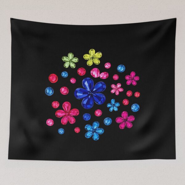 Item preview, Colorful Crystal Flower Pattern designed and sold by Aminesnip.