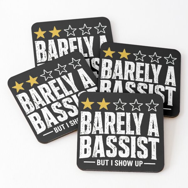 Item preview, Barely A Bassist But I Show Up Funny Bass Player Quote designed and sold by haitrieuic96.