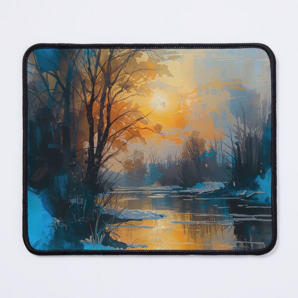 Item preview, Serene Twilight by the River designed and sold by FlowerSeller1.