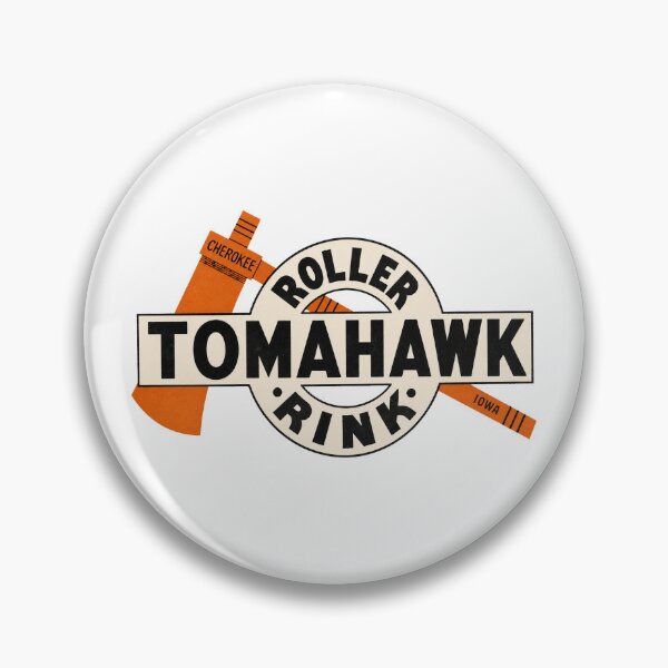 Item preview, Tomahawk Roller Rink Cherokee Iowa Roller Skating Rink Sticker Decal Label designed and sold by tislord.