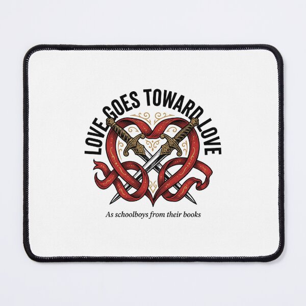 Item preview, Romeo and Juliet Love Goes Toward Love Heart Daggers Quote designed and sold by Fenay Designs.