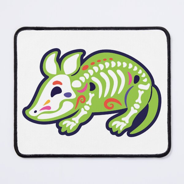 Item preview, Day of the Dead Skeleton Armadillo designed and sold by the-craft-shop.