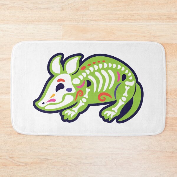 Item preview, Day of the Dead Skeleton Armadillo designed and sold by the-craft-shop.
