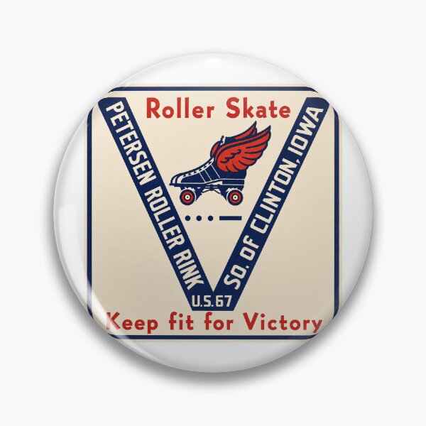 Item preview, Peterson Roller Rink Clinton Iowa Roller Skating Rink Sticker Decal Label designed and sold by tislord.