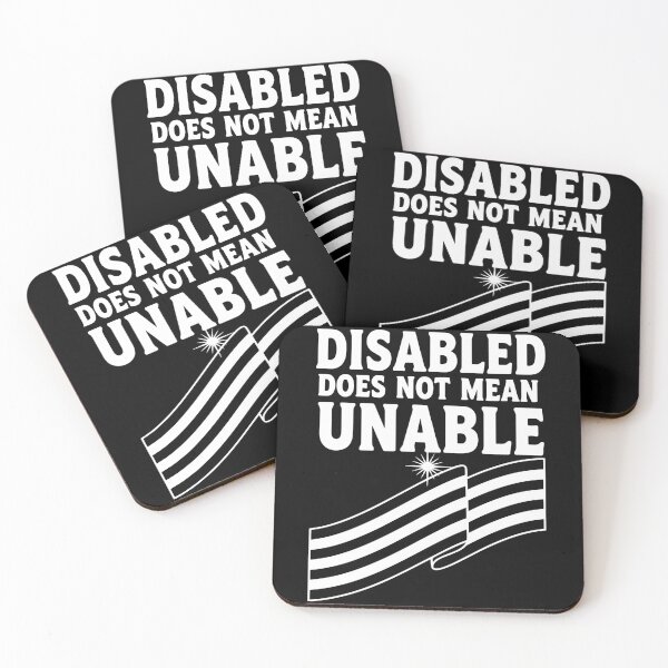 Item preview, Disability Awareness Disabled Does Not Mean Unable designed and sold by LuminOrb.