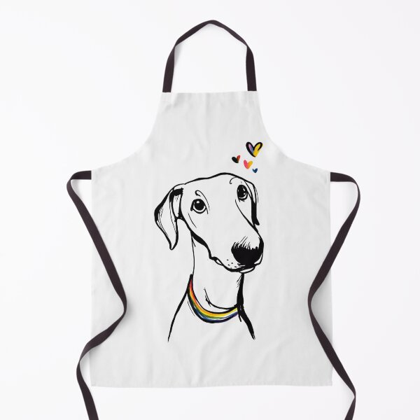 Item preview, Rainbow Collar Dog Pride Portrait designed and sold by PixelQ.