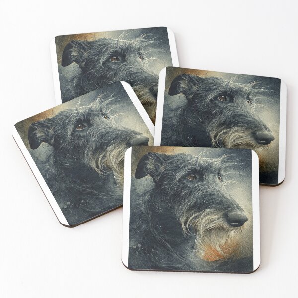 Item preview, Portrait of a scottish deerhound designed and sold by aghnadarragh.