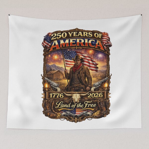 Item preview, Cowboy America, 250 Years of America designed and sold by katiedcar.