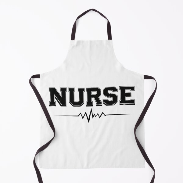 Item preview, Nurse Lifeline – Classic Varsity Typography with Heartbeat EKG designed and sold by Radhestore.
