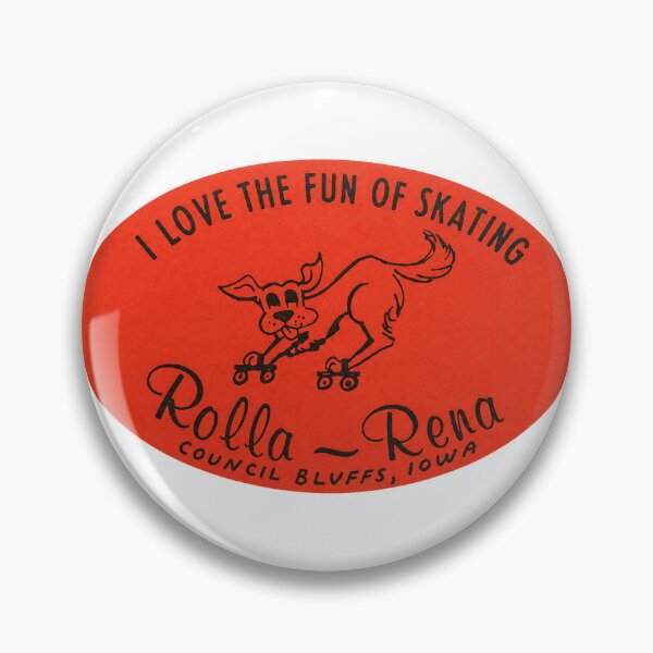 Item preview, Rolla-Rena Council Bluffs Iowa Roller Skating Rink Sticker Decal Label designed and sold by tislord.
