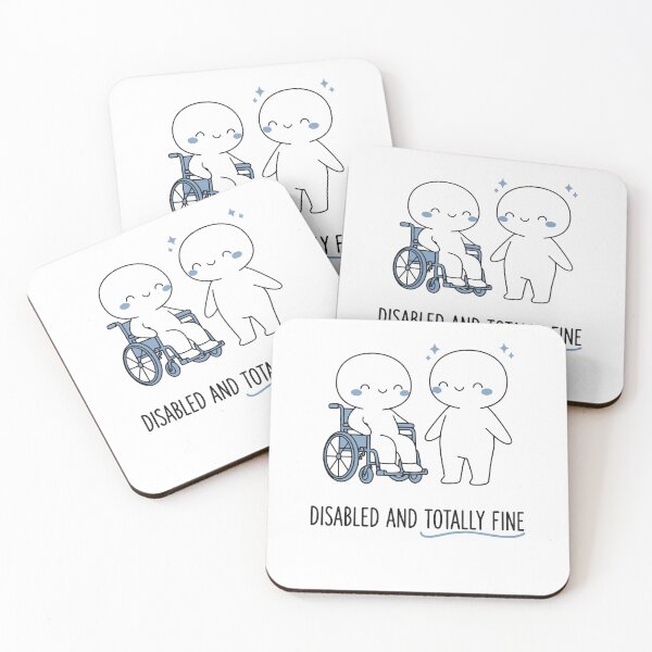 Item preview, Disability Awareness Disabled And Totally Fine designed and sold by LuminOrb.