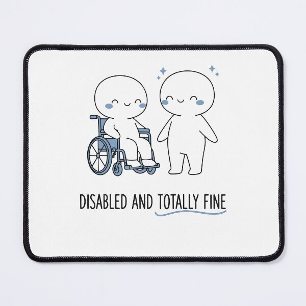 Item preview, Disability Awareness Disabled And Totally Fine designed and sold by LuminOrb.