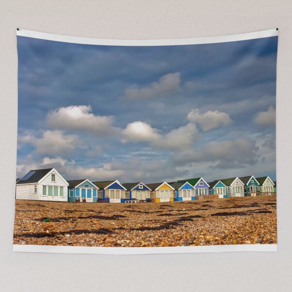 Item preview, Beach Huts Hengistbury Head Dorset England designed and sold by AndyEvansPhotos.