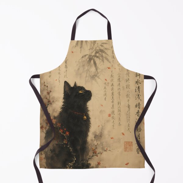 Item preview, Black Cat - Cute Artwork Japanese designed and sold by The Artsy Stories.