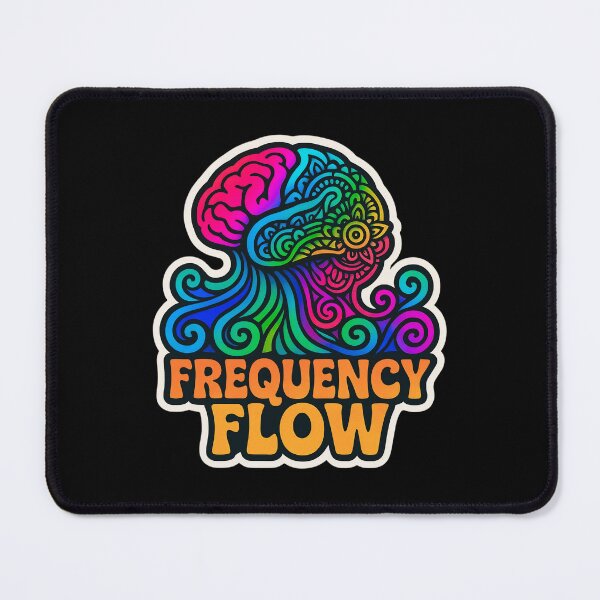 Item preview, Frequency Flow Psychedelic Bass Design | Trippy Electronic Music Graphic designed and sold by |TRSSHOP|.