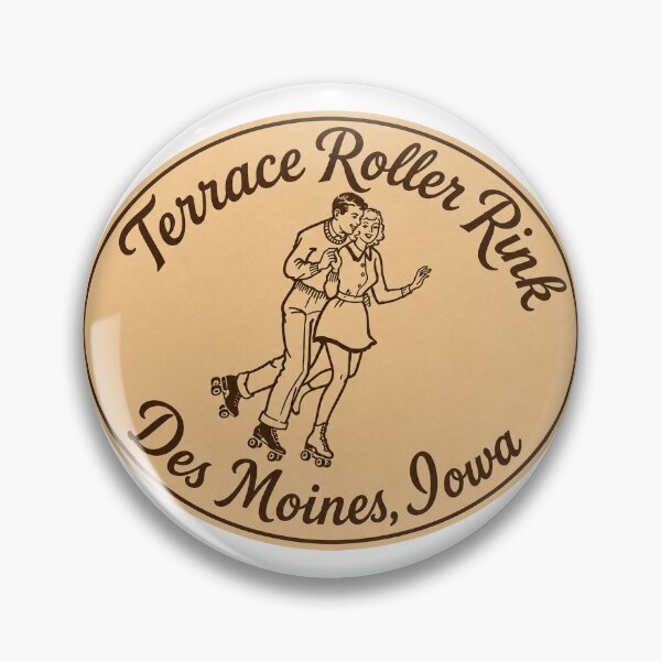 Item preview, Terrace Roller Rink Des Moines Iowa Roller Skating Rink Sticker Decal Label designed and sold by tislord.