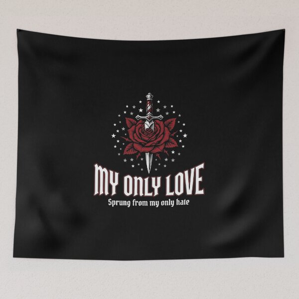 Item preview, Romeo and Juliet My Only Love Sprung From Hate Quote designed and sold by Fenay Designs.