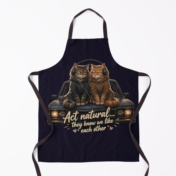 Item preview, Funny Cats in Car Act Natural Illustration designed and sold by alvinavery.