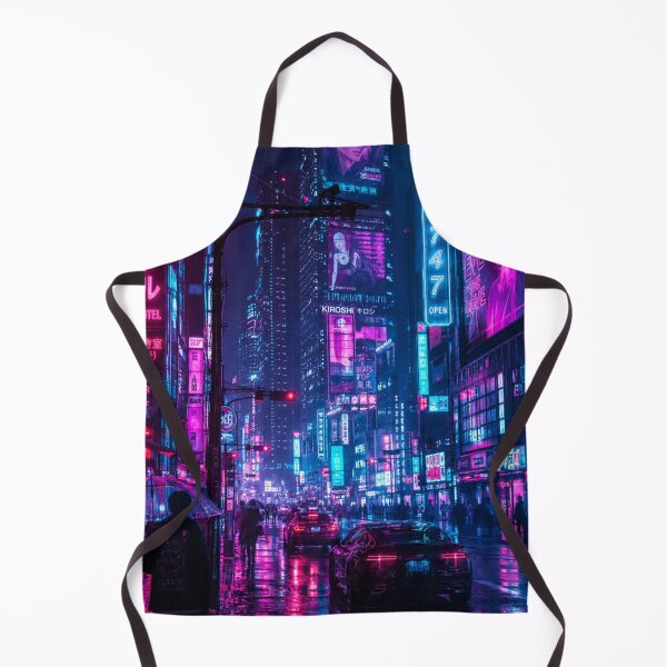 Item preview, Neon Cyberpunk Tokyo Night Street designed and sold by POD Art Studio.