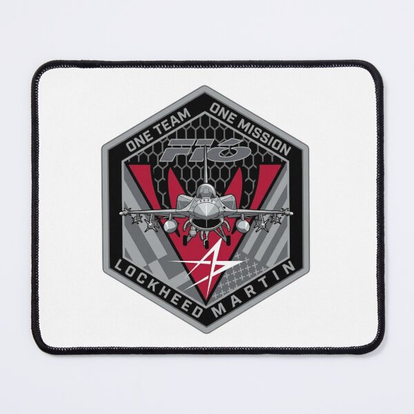 Item preview, Lockheed Martin F-16 "One Team, One Mission" Program Patch designed and sold by CharlieDesings.