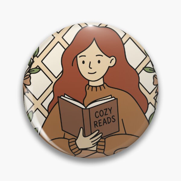 Artikelvorschau, Cozy Reads Girl - Autumn Cottagecore Book Lover entworfen und verkauft von FlatInkStudio.