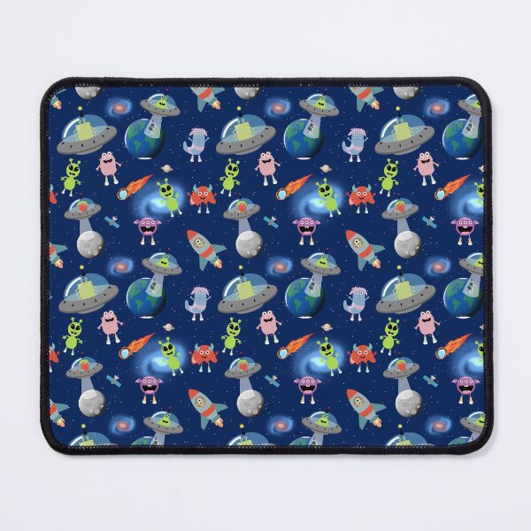Item preview, Cute Modern Extraterrestrial  Space Kids Pattern designed and sold by idovedesign.