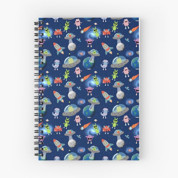 Item preview, Cute Modern Extraterrestrial  Space Kids Pattern designed and sold by idovedesign.