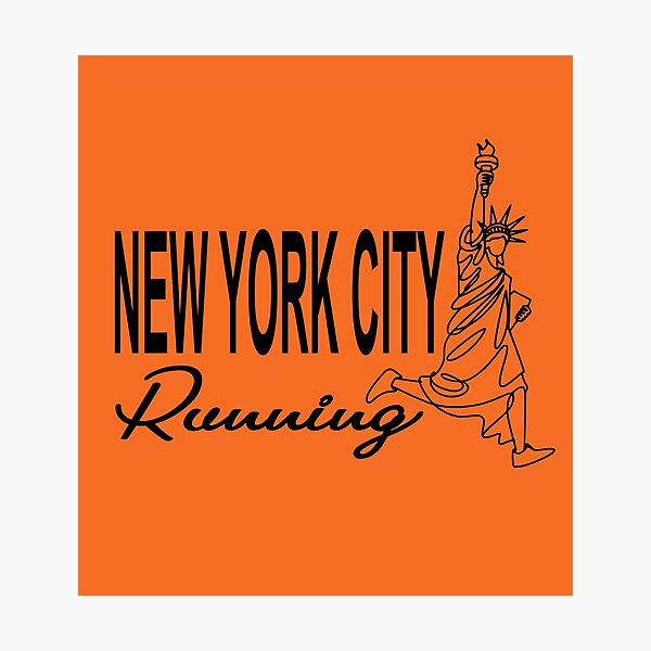 Item preview,  Im running New York Marathon Runner  designed and sold by Colorfulman.