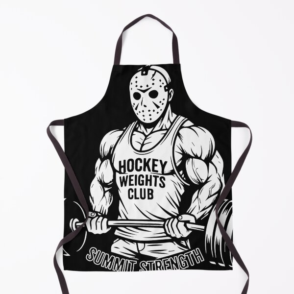 Item preview, Jason Voorhees Hockey Weights Club - Funny Horror Gym designed and sold by Brexmore3.