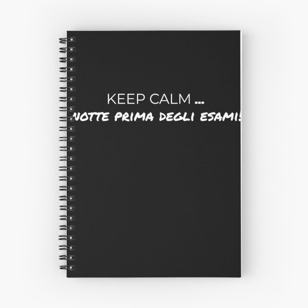 Item preview, Keep Calm Notte Prima Degli Esami - Maglietta Maturità designed and sold by I-race.