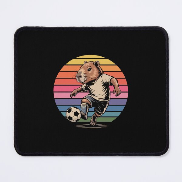 Item preview, Capybara Playing Soccer designed and sold by jkrphoto.