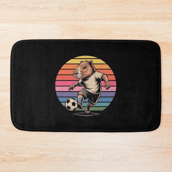 Item preview, Capybara Playing Soccer designed and sold by jkrphoto.