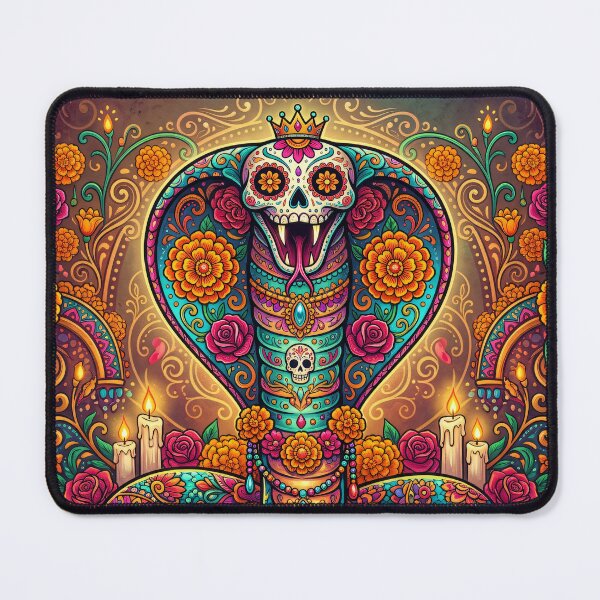 Item preview, Calavera Cobra in Mexican Fantasy Style designed and sold by WonderPiks.