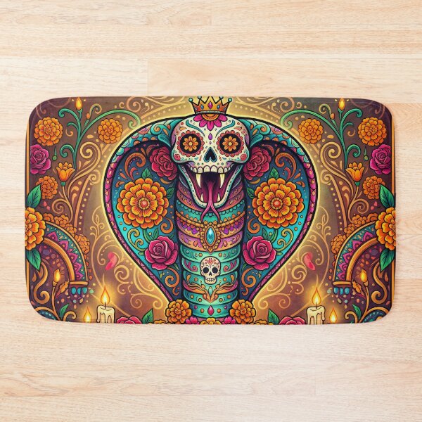 Item preview, Calavera Cobra in Mexican Fantasy Style designed and sold by WonderPiks.
