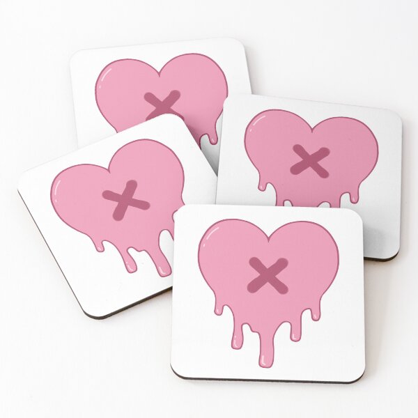 Item preview, Gurokawa heart pink | drip designed and sold by gurokawa nightmare.