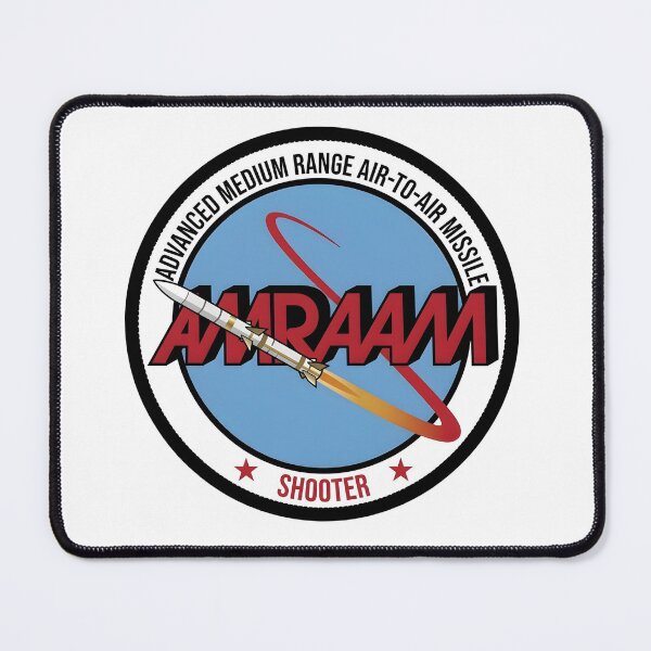 Item preview, AMRAAM Shooter Program Badge (Advanced Medium Range Air-to-Air Missile) designed and sold by CharlieDesings.