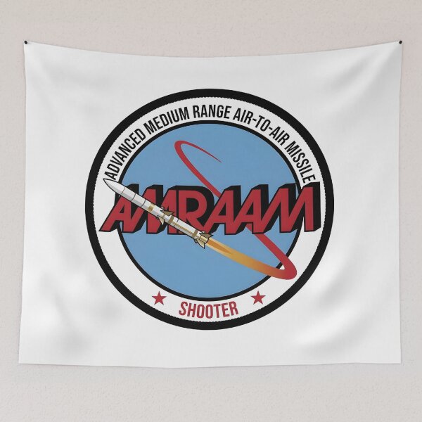 Item preview, AMRAAM Shooter Program Badge (Advanced Medium Range Air-to-Air Missile) designed and sold by CharlieDesings.