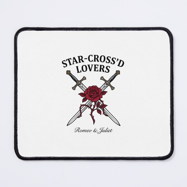 Item preview, Romeo and Juliet Star Crossd Lovers Rose Daggers Design designed and sold by Fenay Designs.