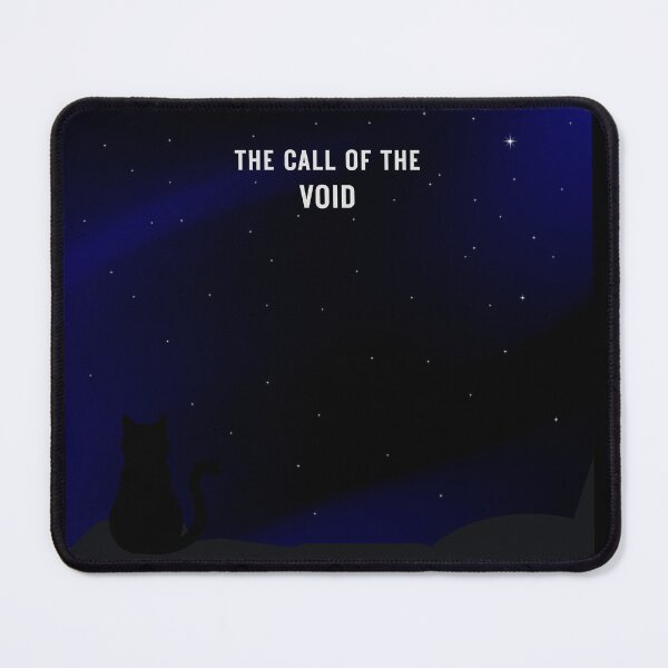 Item preview, Call of the Void – Black Cat Cosmic Night Design designed and sold by MuggsandMabel.