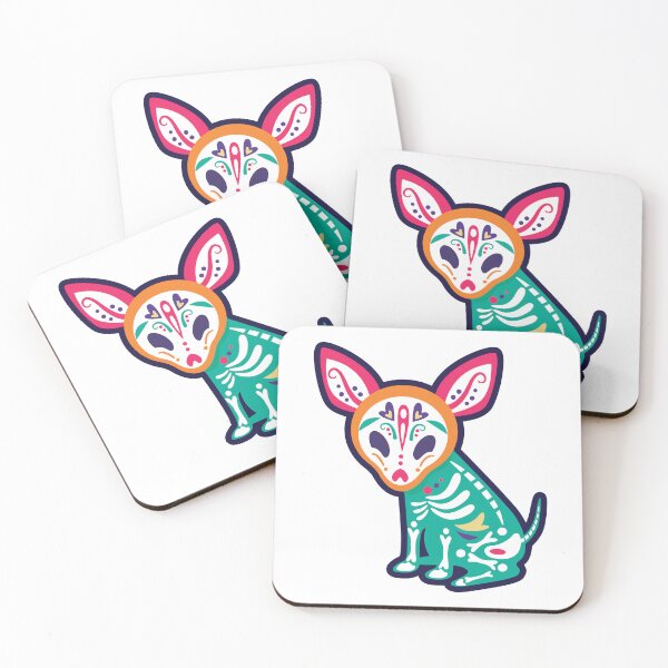 Item preview, Day of the Dead Skeleton Chihuahua designed and sold by the-craft-shop.