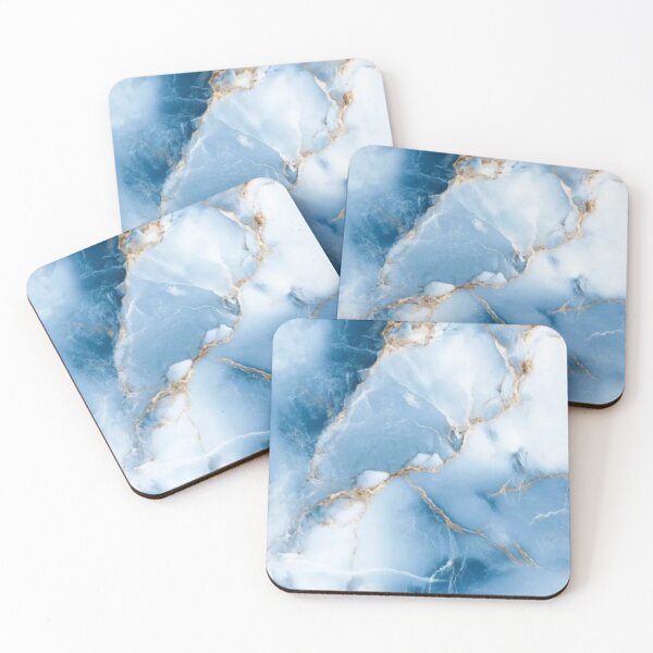 Item preview, Luxury Blue Marble with Gold Veins - Elegant Abstract Stone Texture designed and sold by LYAN-STORE.